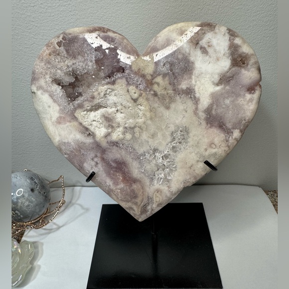 Pink Amethyst Heart